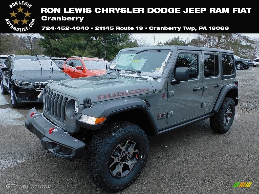 2021 Wrangler Unlimited Rubicon 4x4 - Sting-Gray / Black photo #1