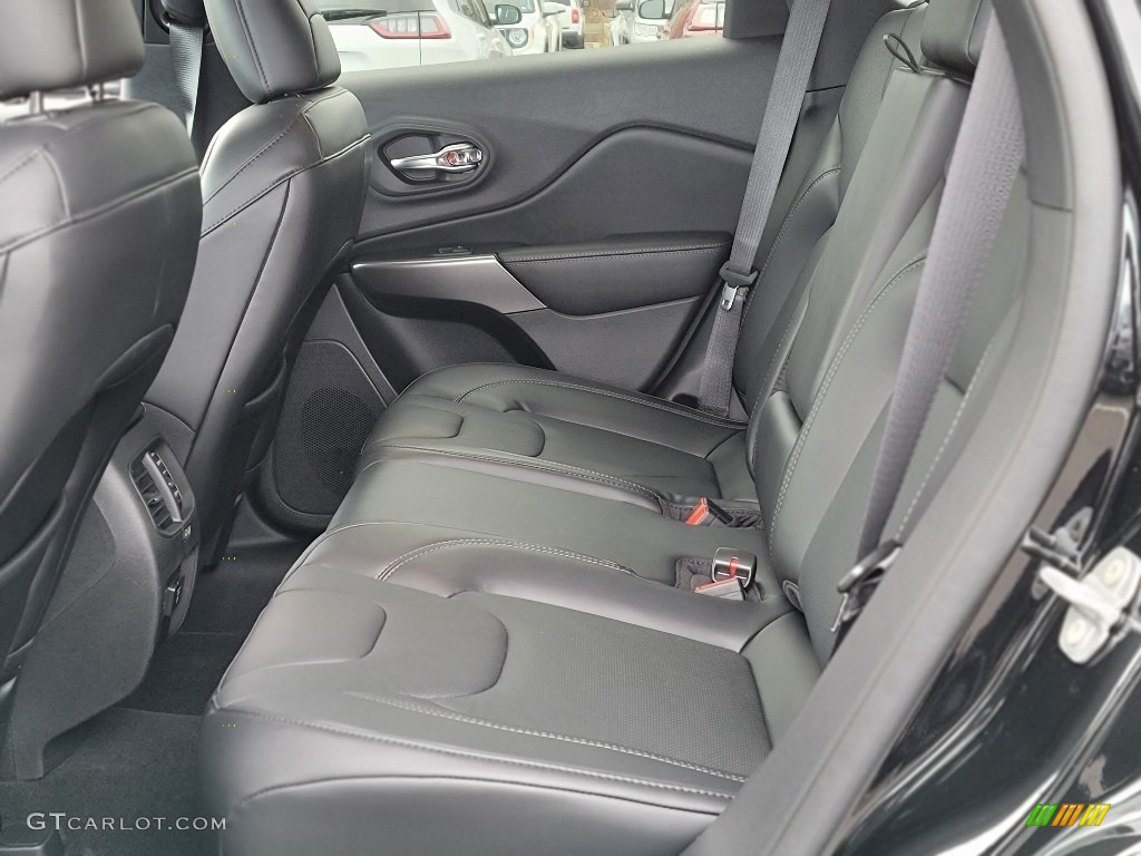 Black Interior 2021 Jeep Cherokee Latitude Lux 4x4 Photo #140911232