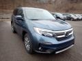 2021 Steel Sapphire Metallic Honda Pilot EX-L AWD  photo #6