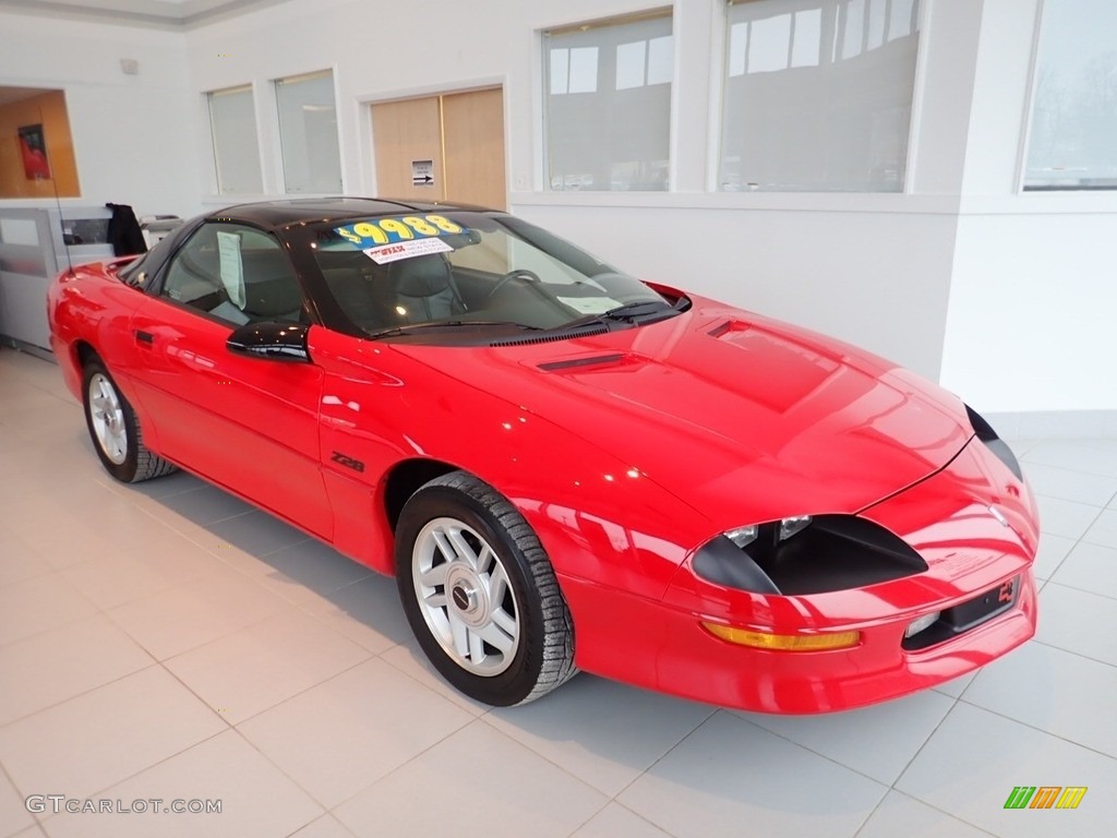 1995 Camaro Z28 Coupe - Bright Red / Dark Gray photo #6