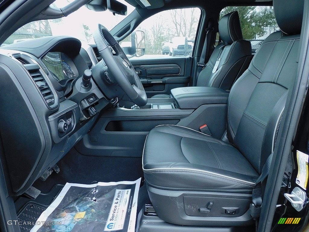 Black Interior 2021 Ram 2500 Limited Crew Cab 4x4 Photo #140912522