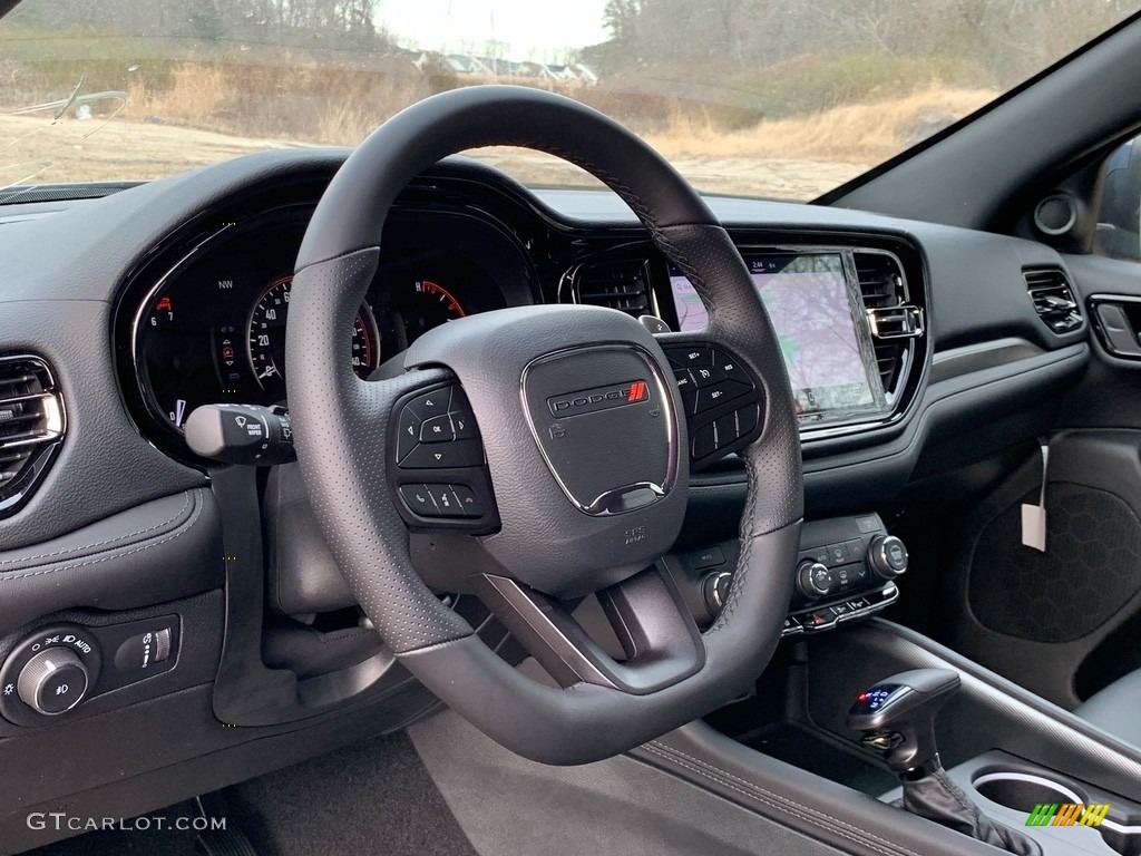 2021 Dodge Durango GT AWD Black Dashboard Photo #140913434