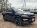 2021 Diamond Black Crystal Pearl Jeep Compass Latitude 4x4  photo #1