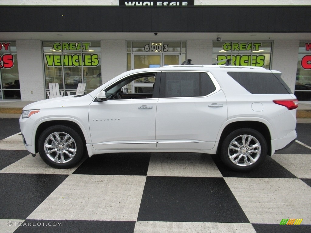 2019 Traverse High Country AWD - Pearl White / Jet Black/Loft Brown photo #1