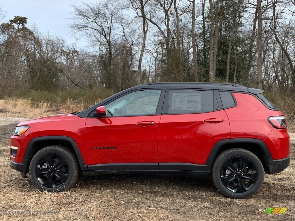 Redline Pearl 2021 Jeep Compass Latitude 4x4 Exterior Photo #140915318