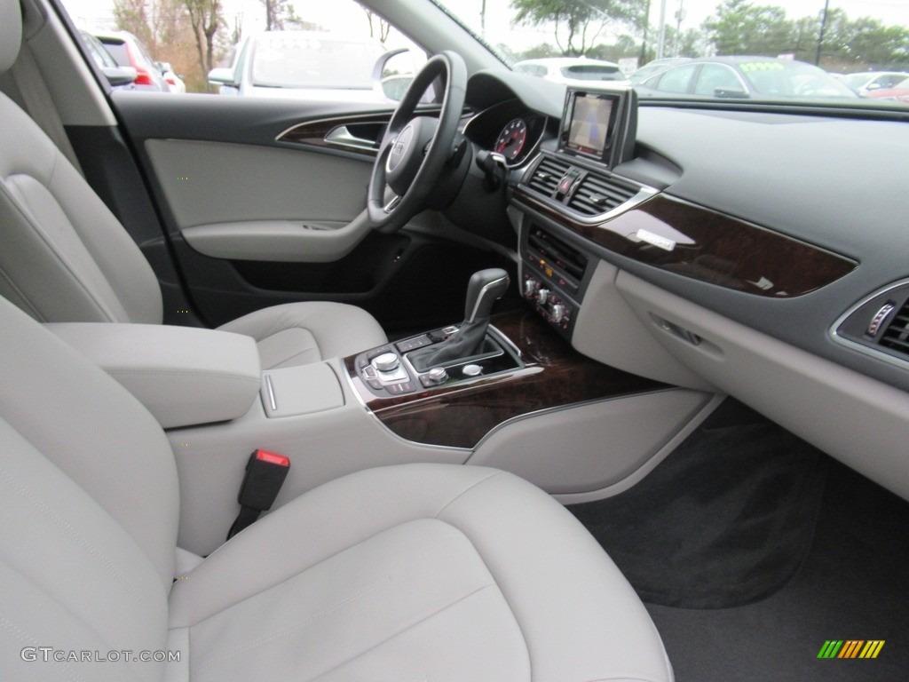 Flint Gray Interior 2017 Audi A6 2.0 TFSI Premium quattro Photo #140915414