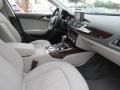 2017 Audi A6 Flint Gray Interior Front Seat Photo