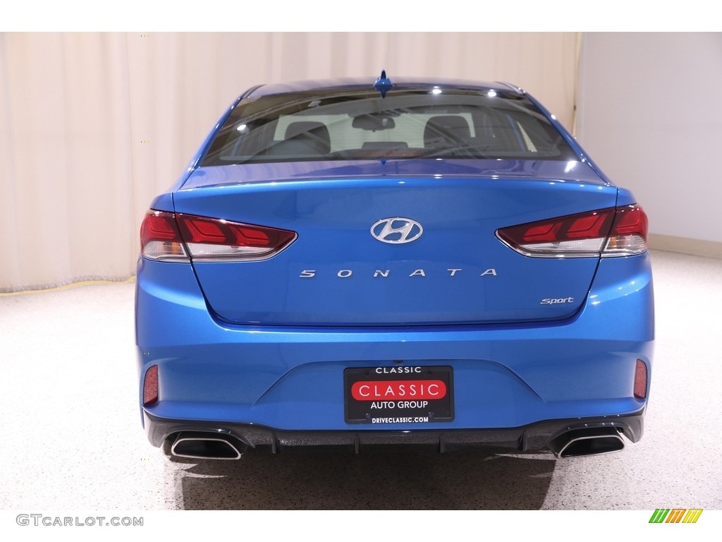 2018 Sonata Sport - Electric Blue / Black photo #18