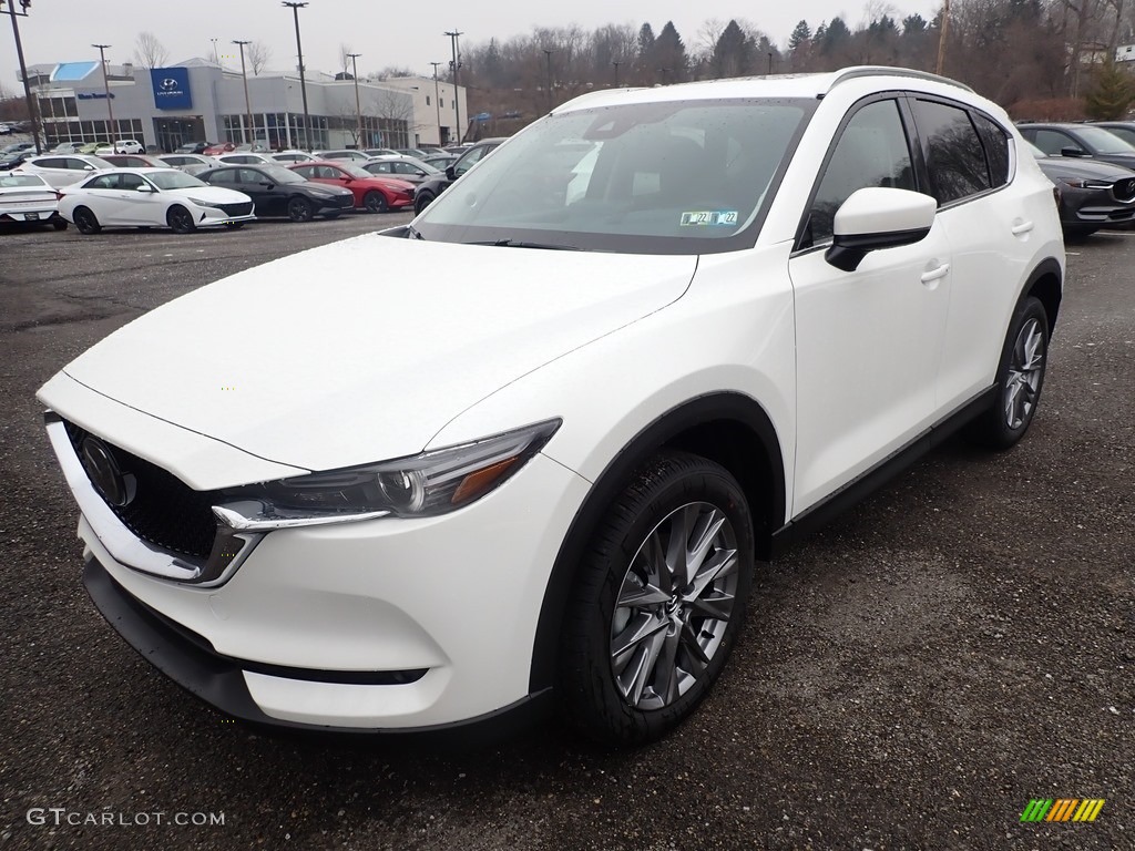 Snowflake White Pearl Mica 2021 Mazda CX-5 Grand Touring Reserve AWD Exterior Photo #140916194