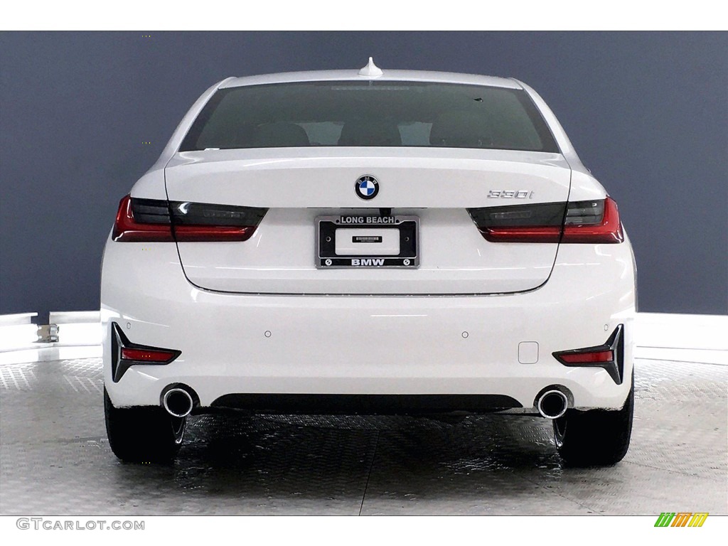2021 3 Series 330i Sedan - Alpine White / Black photo #4