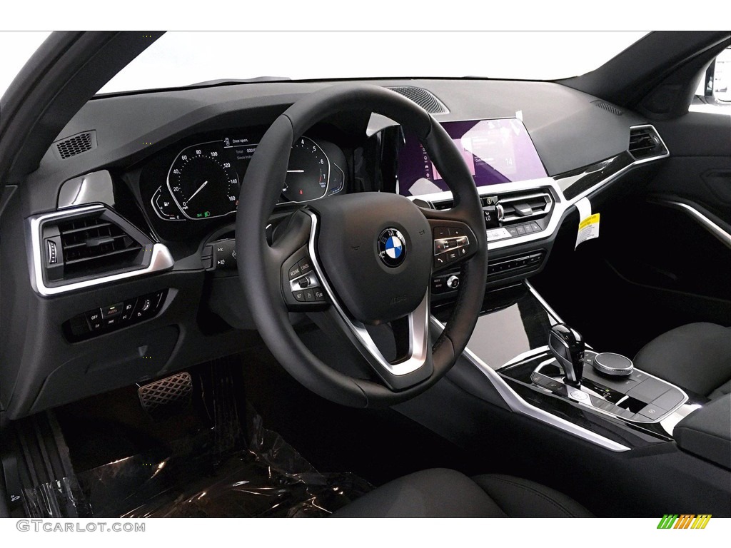2021 3 Series 330i Sedan - Alpine White / Black photo #7