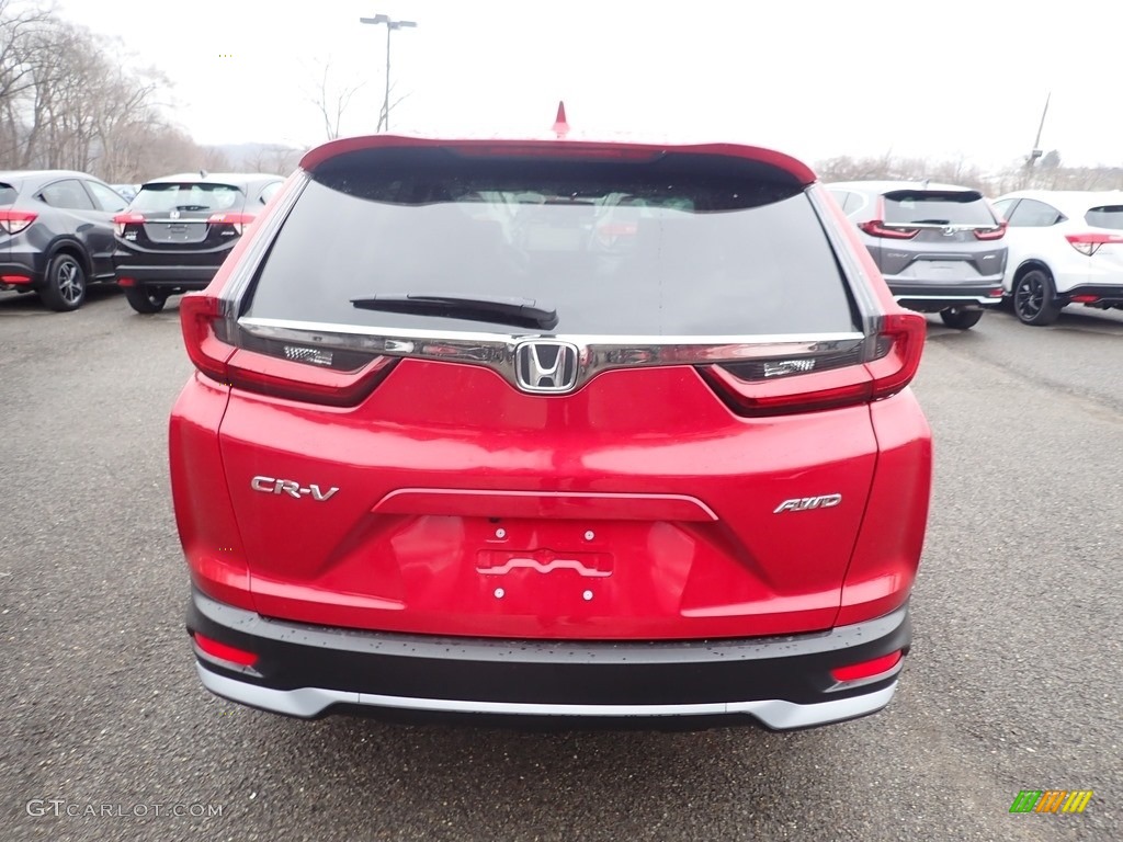 2021 CR-V EX-L AWD - Radiant Red Metallic / Gray photo #4