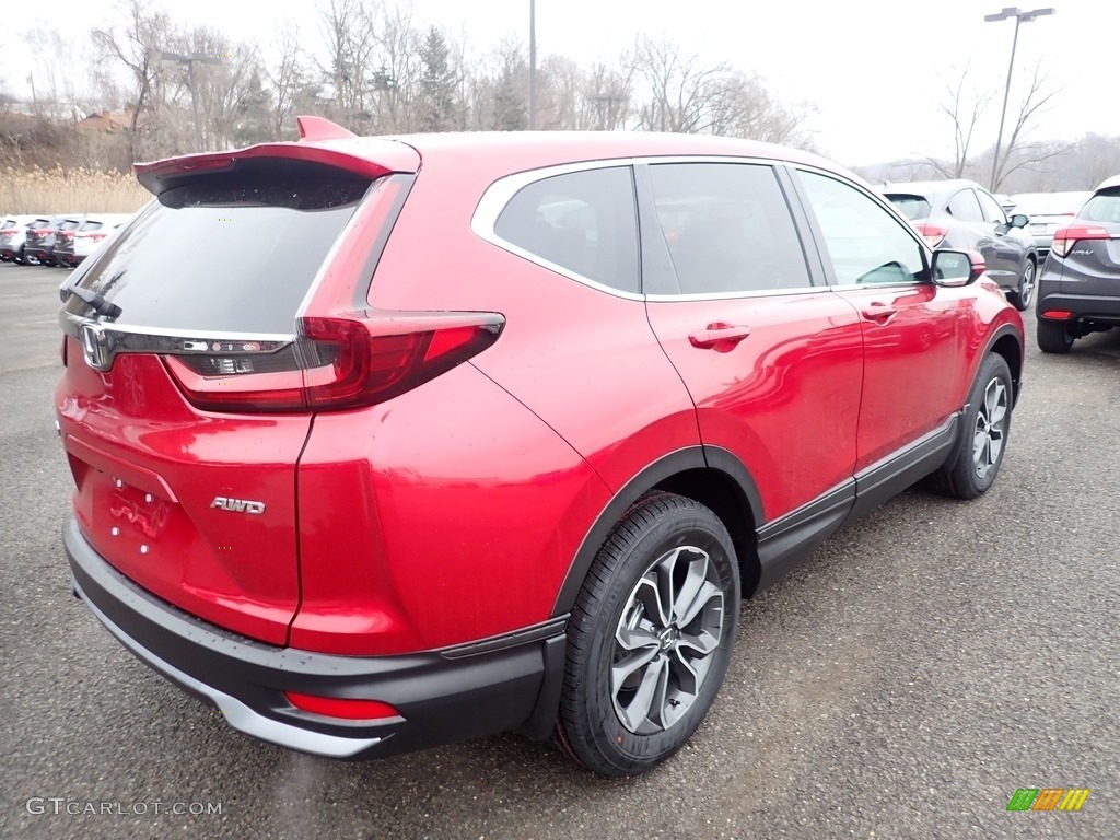 2021 CR-V EX-L AWD - Radiant Red Metallic / Gray photo #5