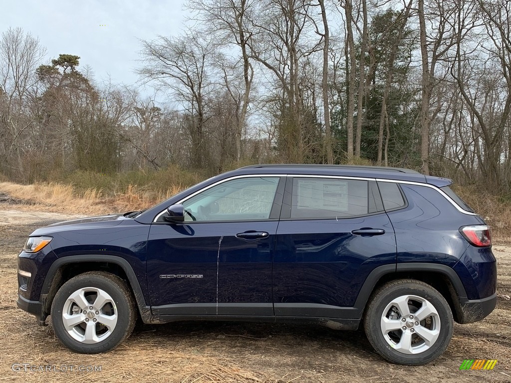 Jazz Blue Pearl 2021 Jeep Compass Latitude 4x4 Exterior Photo #140918636