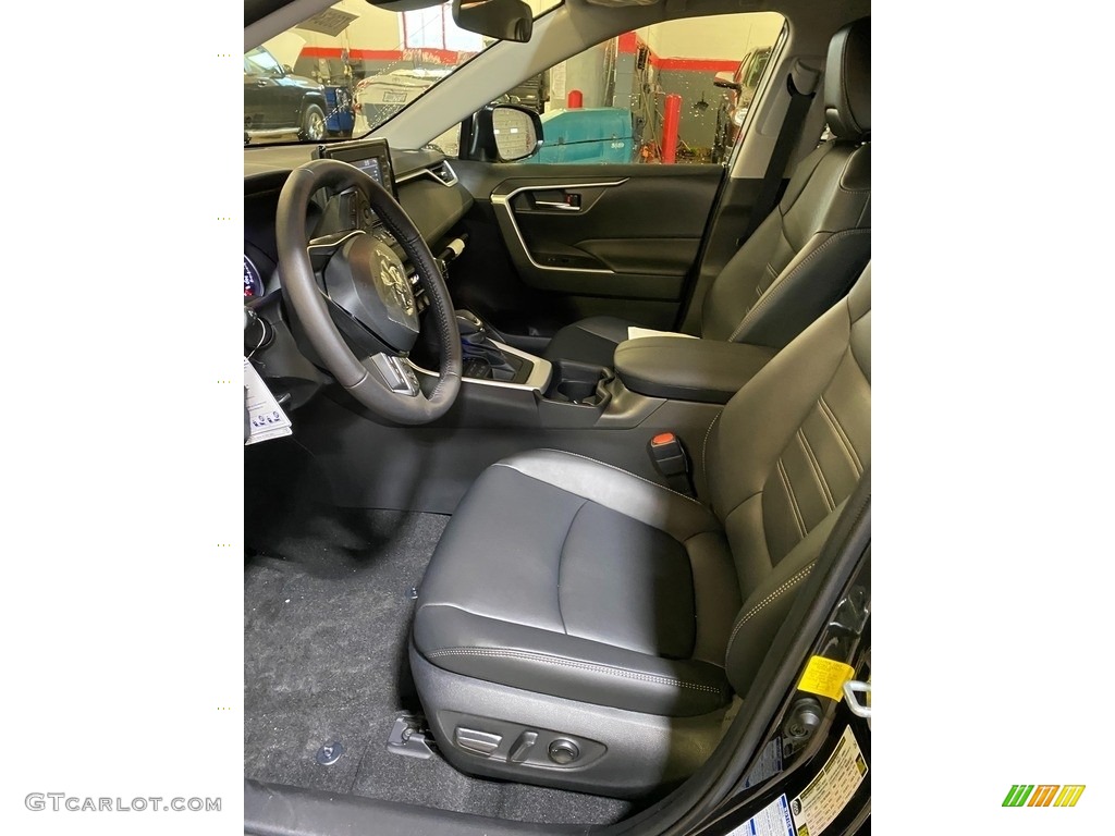 2021 RAV4 XLE Premium AWD - Midnight Black Metallic / Black photo #2