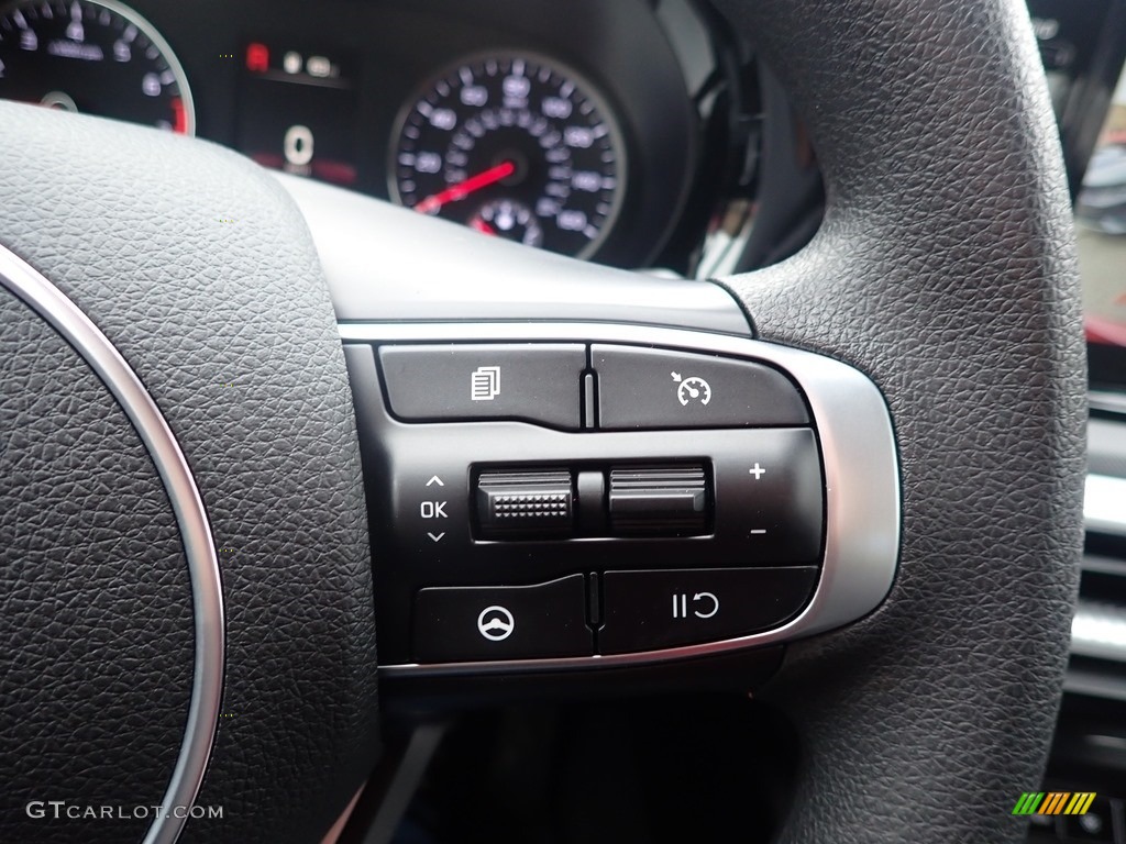 2021 Kia K5 LXS Black Steering Wheel Photo #140918723