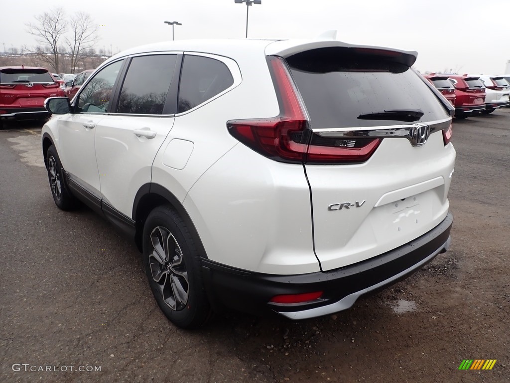 2021 CR-V EX AWD - Platinum White Pearl / Black photo #4