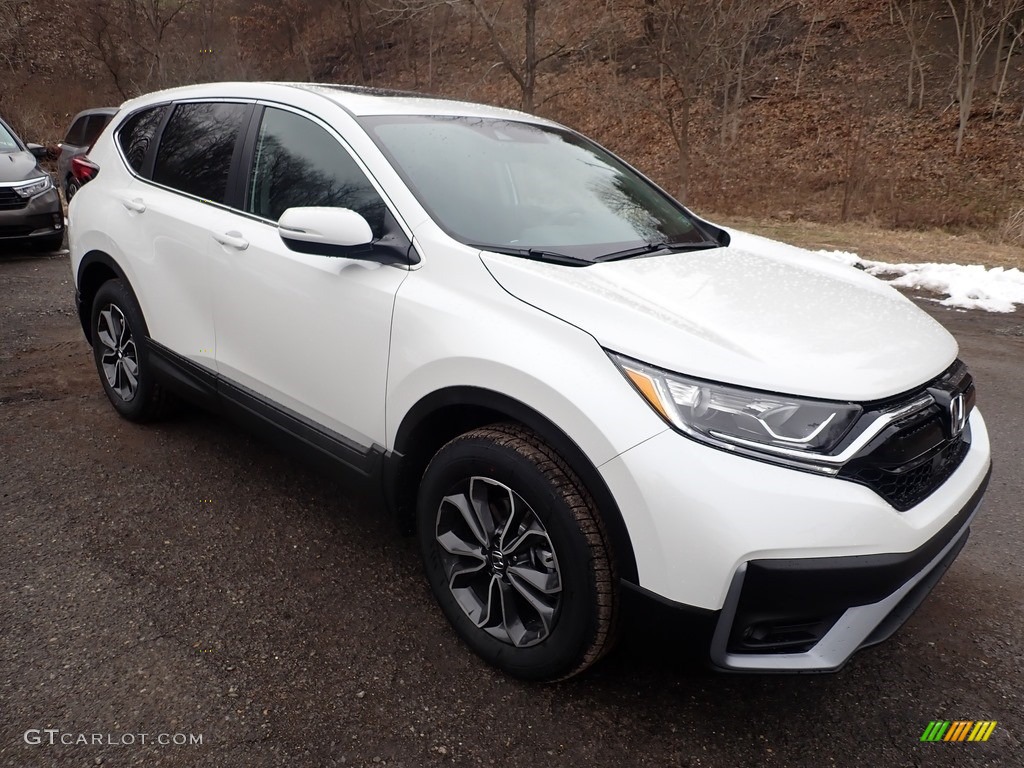 2021 CR-V EX AWD - Platinum White Pearl / Black photo #7