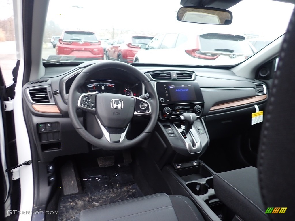 Black Interior 2021 Honda CR-V EX AWD Photo #140918879
