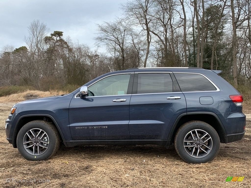 Slate Blue Pearl 2021 Jeep Grand Cherokee Limited 4x4 Exterior Photo #140918963