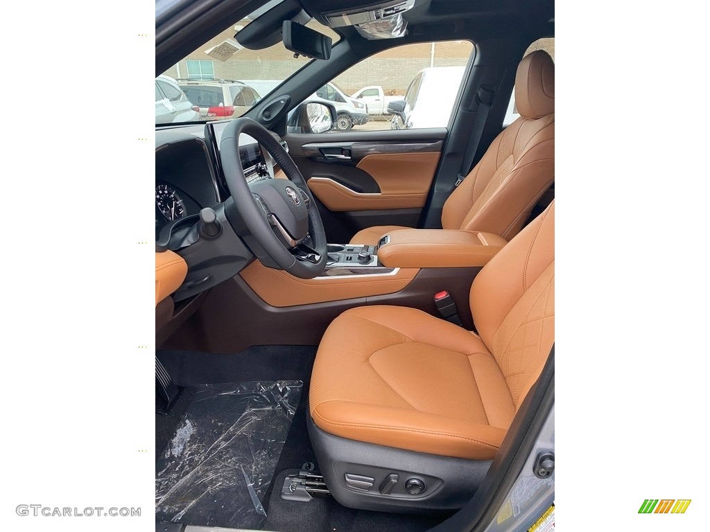 2021 Toyota Highlander Platinum AWD Front Seat Photo #140919008