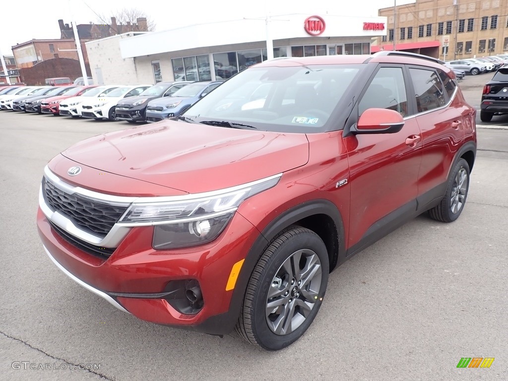 2021 Seltos S AWD - Mars Orange / Black photo #5