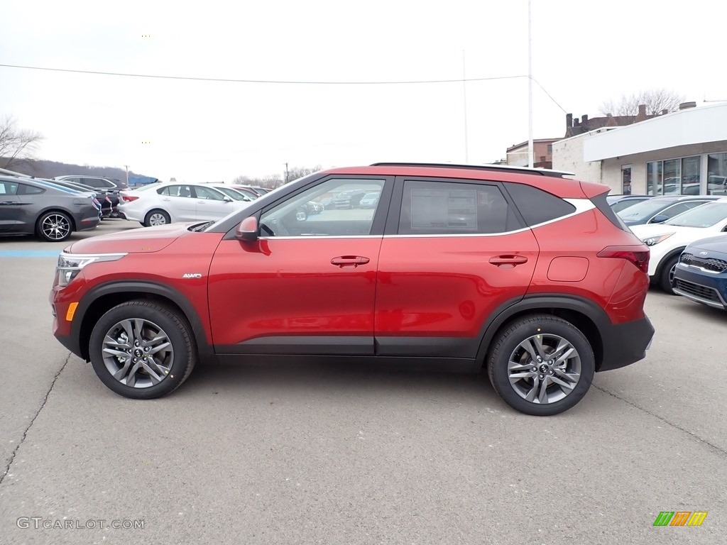 2021 Seltos S AWD - Mars Orange / Black photo #6