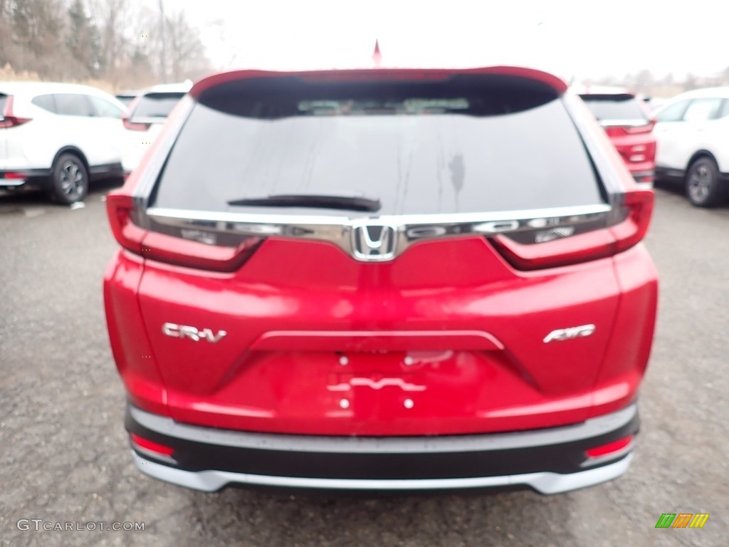 2021 CR-V EX AWD - Radiant Red Metallic / Gray photo #4