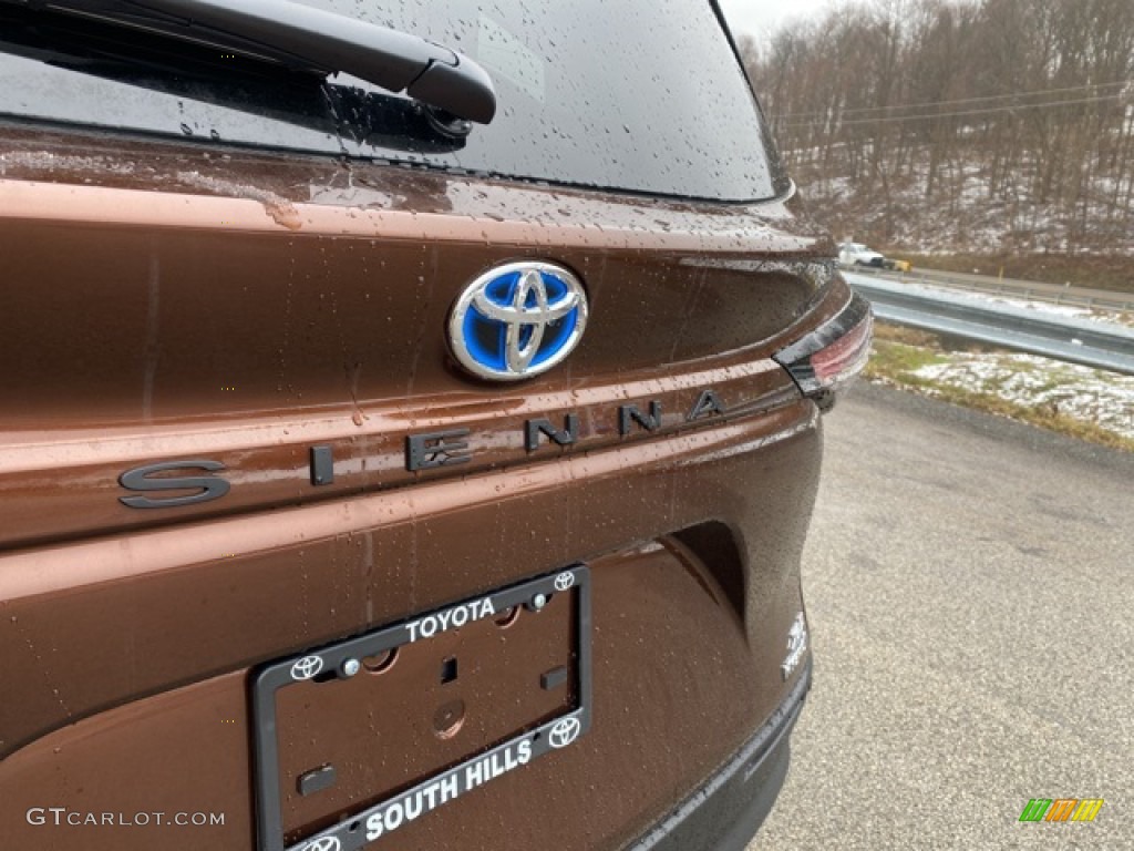 2021 Sienna XLE AWD Hybrid - Sunset Bronze Mica / Chateau photo #26