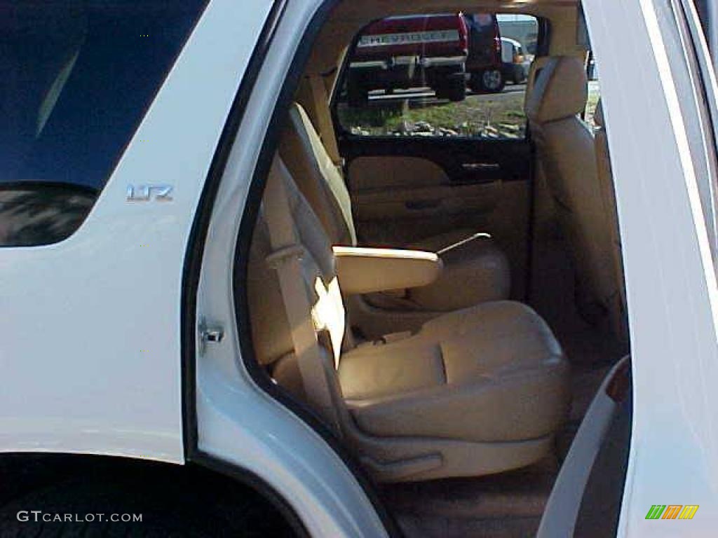 2007 Tahoe LTZ 4x4 - Summit White / Light Cashmere/Ebony photo #7