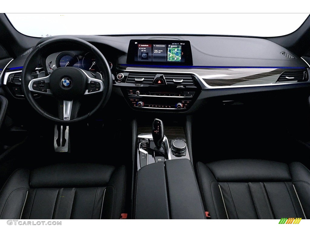 2018 5 Series 540i Sedan - Mediterranean Blue Metallic / Black photo #15