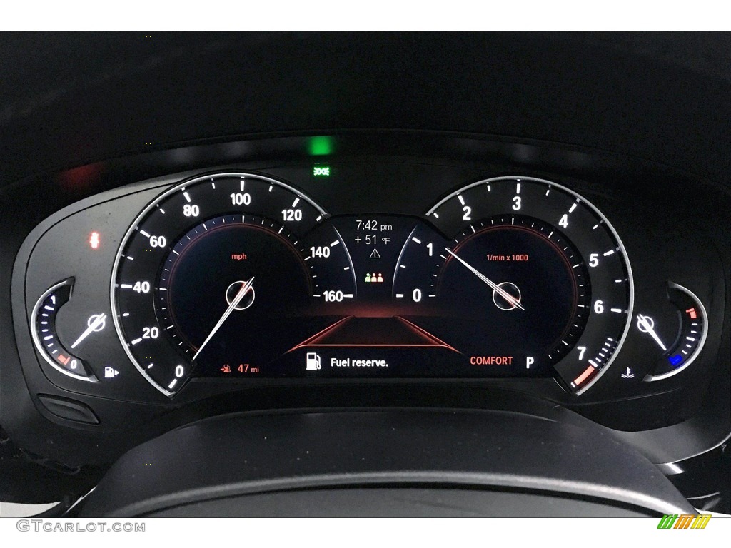 2018 BMW 5 Series 540i Sedan Gauges Photo #140921752