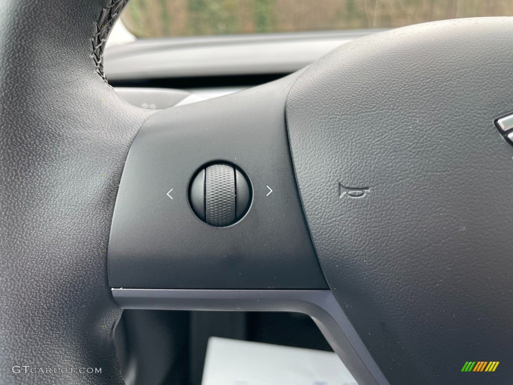2019 Tesla Model 3 Performance Black Steering Wheel Photo #140921791