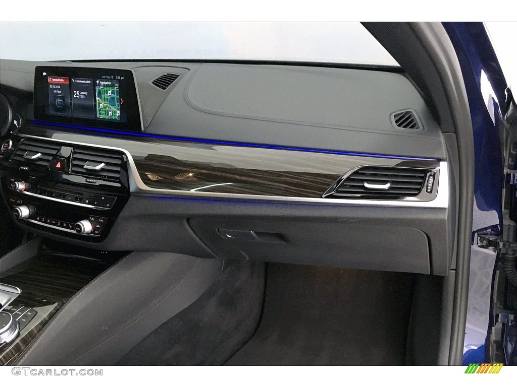 2018 5 Series 540i Sedan - Mediterranean Blue Metallic / Black photo #22