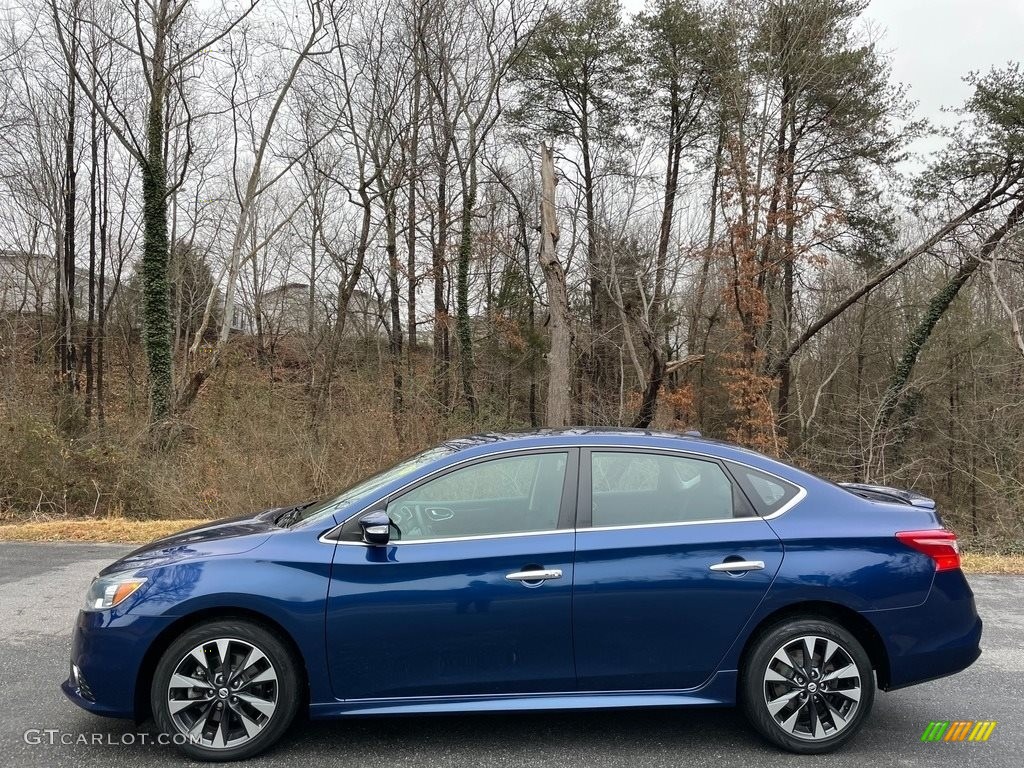 2017 Sentra SR Turbo - Deep Blue Pearl / Charcoal photo #1