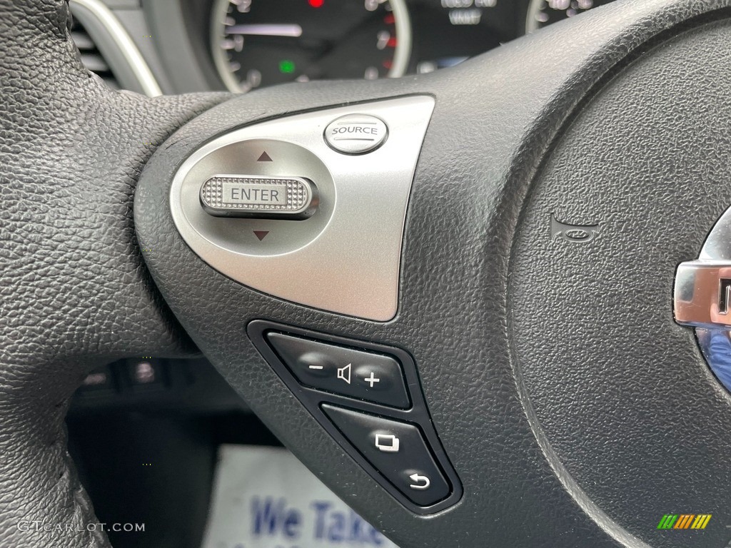 2017 Nissan Sentra SR Turbo Charcoal Steering Wheel Photo #140922562