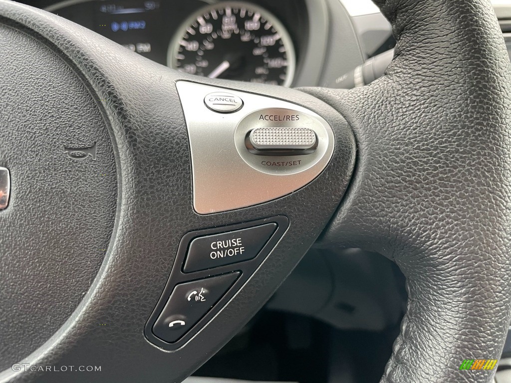 2017 Nissan Sentra SR Turbo Charcoal Steering Wheel Photo #140922586