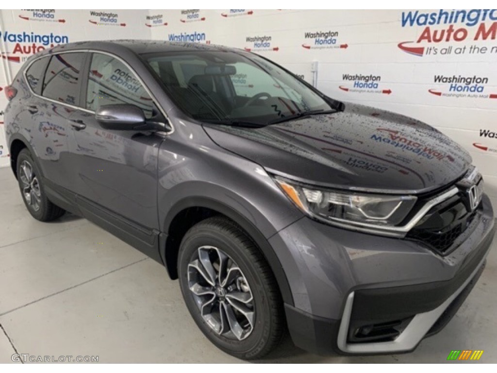 2021 CR-V Touring AWD - Modern Steel Metallic / Gray photo #2