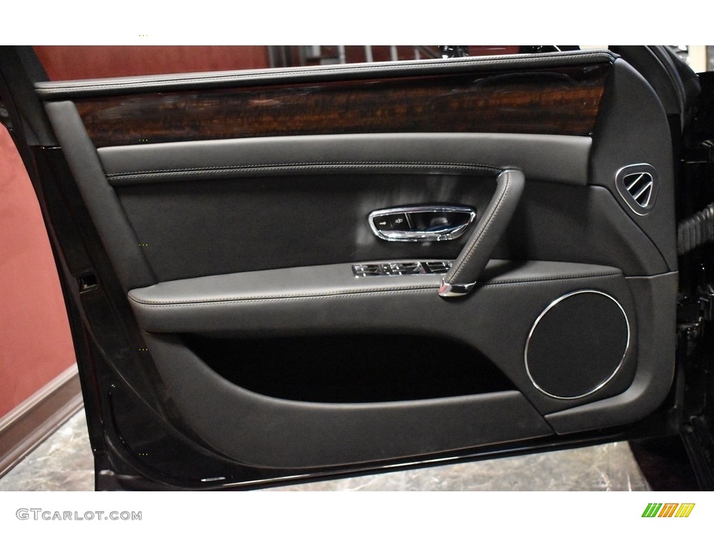 2017 Bentley Flying Spur V8 Beluga Door Panel Photo #140924101