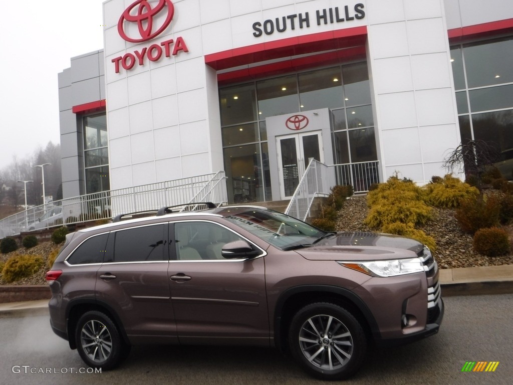 2018 Highlander XLE AWD - Toasted Walnut Pearl / Almond photo #2