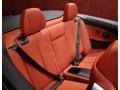 2018 BMW 4 Series Coral Red Interior Rear Seat Photo