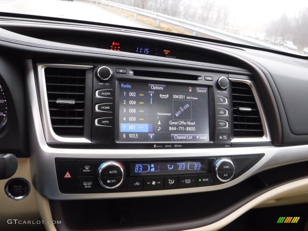 2018 Highlander XLE AWD - Toasted Walnut Pearl / Almond photo #3