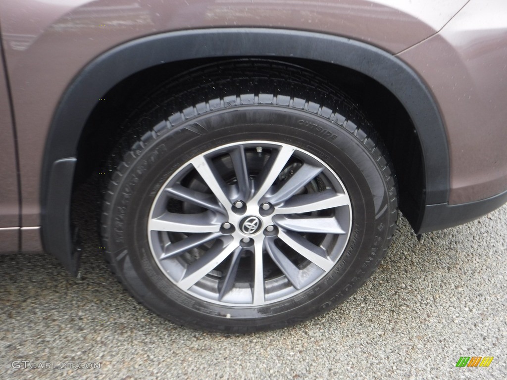 2018 Highlander XLE AWD - Toasted Walnut Pearl / Almond photo #9