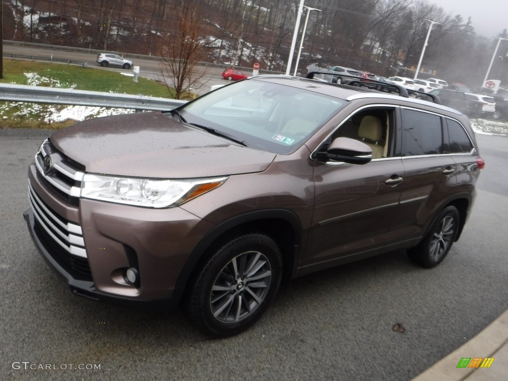 2018 Highlander XLE AWD - Toasted Walnut Pearl / Almond photo #12