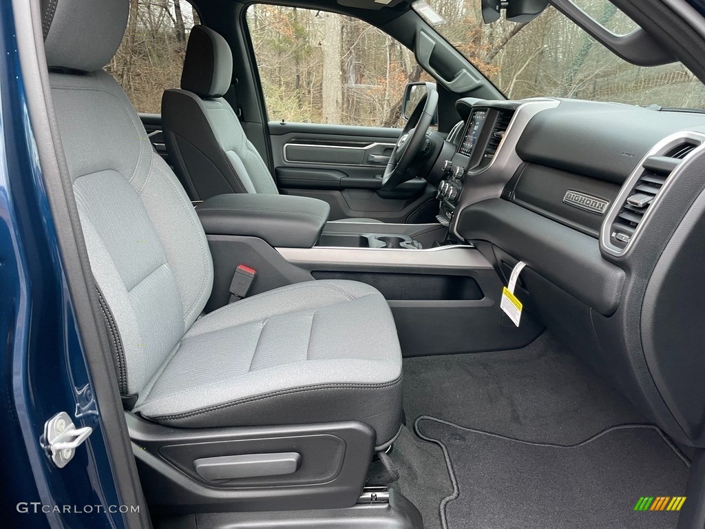 Diesel Gray/Black Interior 2021 Ram 1500 Big Horn Quad Cab 4x4 Photo #140925665