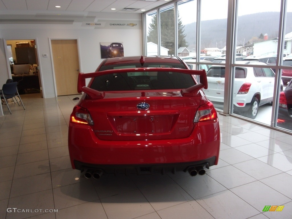 2019 WRX STI Limited - Pure Red / Black Ultrasuede/Carbon Black photo #4