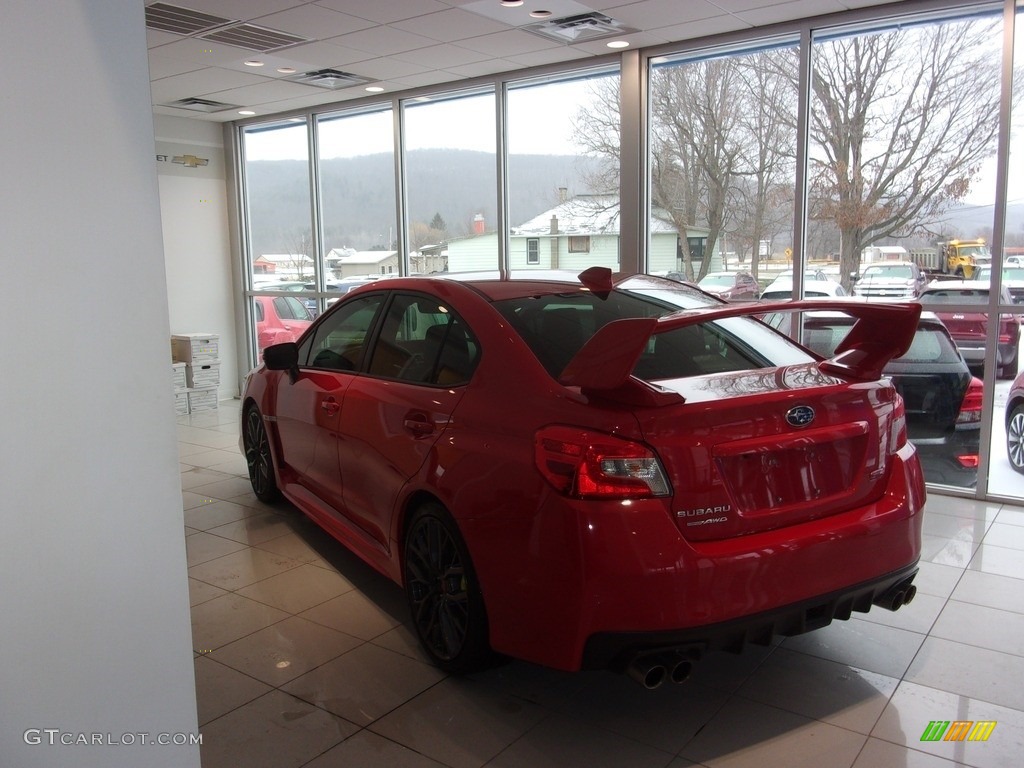 2019 WRX STI Limited - Pure Red / Black Ultrasuede/Carbon Black photo #5
