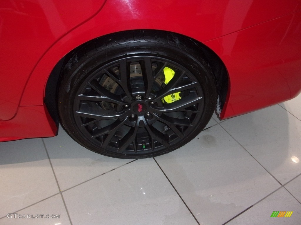 2019 WRX STI Limited - Pure Red / Black Ultrasuede/Carbon Black photo #8