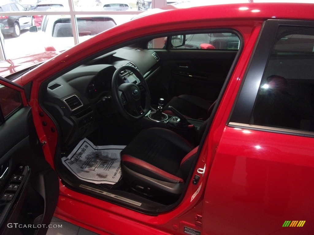 2019 WRX STI Limited - Pure Red / Black Ultrasuede/Carbon Black photo #9