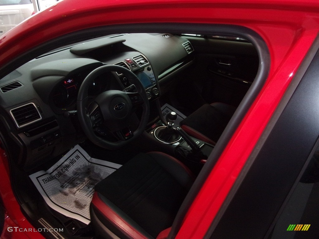 2019 WRX STI Limited - Pure Red / Black Ultrasuede/Carbon Black photo #10